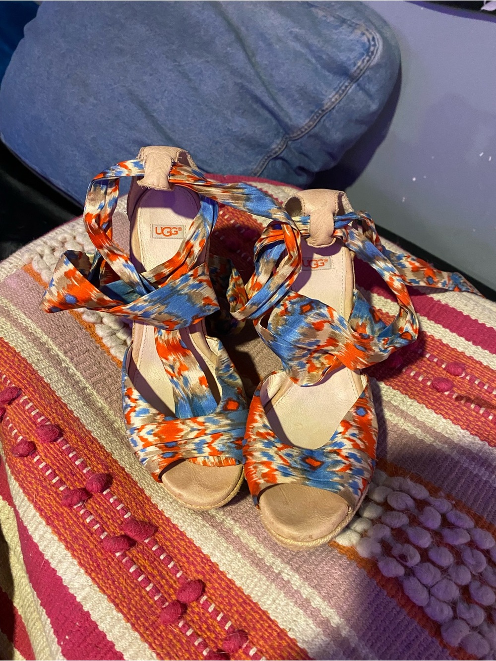 UGG Lucianna Marrakesh espadrille wedge sandals